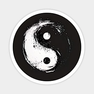 Minimalistic Ying yang Magnet